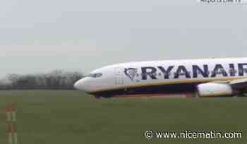 Etincelles sous le cockpit, pneu éclaté... les images impressionnantes d'un incident à l'atterrissage d'un vol Ryanair à Dublin