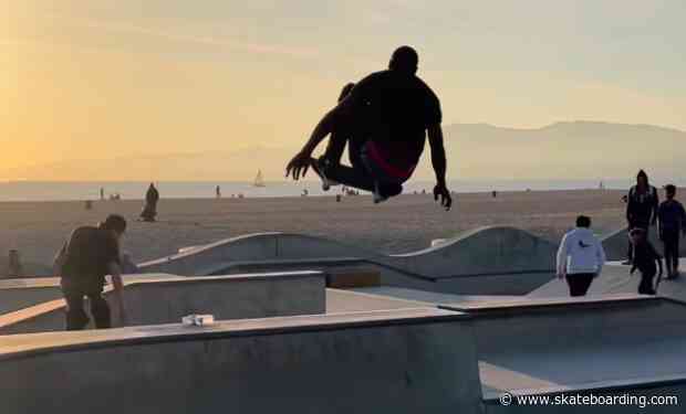 Effortless Flow: Nobody Skates The Venice Park Like Leandre Sanders