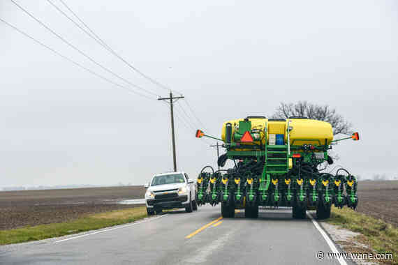 State officials warn Hoosiers to watch out for farm machinery on the road