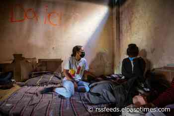 An abandoned building that became waiting room to US for migrants