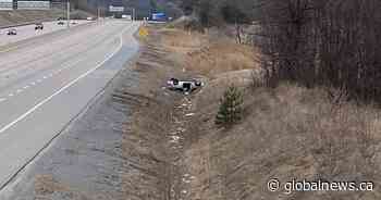 Crash closes eastbound 401 near Kingston, Ont.