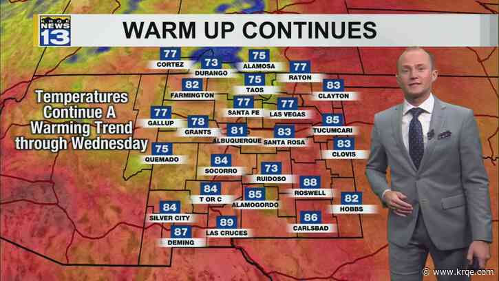 Albuquerque's first 80° day of the year possible Tuesday