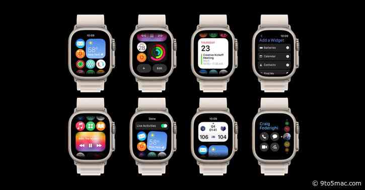 watchOS 10 concept visualizes new Home Screen with widgets, Live Activites, and more