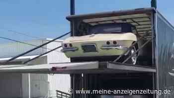 Corvette C1 rollt von Transporter: „Sie ist so gut wie neu“