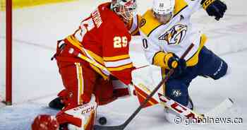 Calgary Flames playoff hopes doused in shootout loss to Nashville Predators