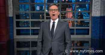 Stephen Colbert Isn’t Fazed by the News About Clarence Thomas