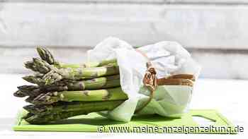 Grünen und weißen Spargel kann man unterschiedlich lagern