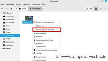 Linux Mint: Hintergrundbild ändern