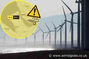 Yellow weather warning for 'strong winds' issued for Wirral