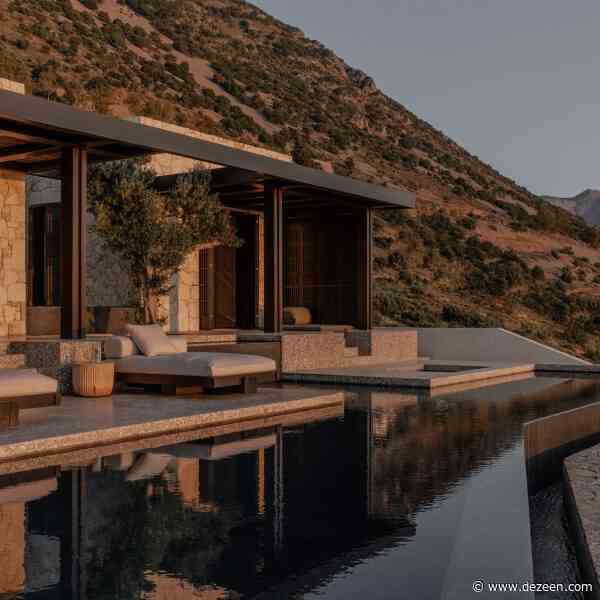 Block722 nestles O Lofos house into Crete mountainside