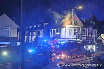 Person taken to hospital after house fire in Liscard