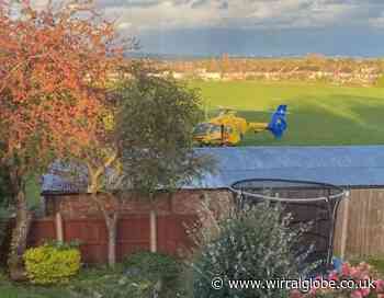 Air ambulance called to Easter Monday incident in Bebington