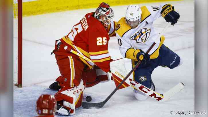 Calgary Flames' playoff hopes end with 3-2 shootout loss to Nashville Predators