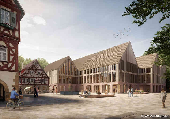 Beton Rouge und Holz
 - Wettbewerb für Rathaus in Steinheim an der Murr entschieden