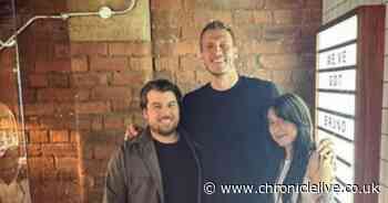 Dan Burn enjoys epic breakfast at Newcastle restaurant that has tribute to teammate Bruno Guimarães