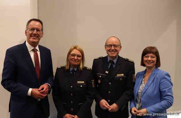 POL-PPTR: Innenminister Ebling führt Anja Rakowski als Behördenleiterin des Polizeipräsidiums Trier in ihr Amt ein.