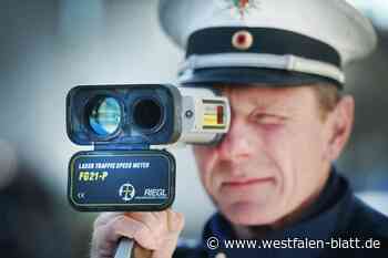 Minden: Zahlreiche Verstößen gegen Geschwindigkeits-Regeln