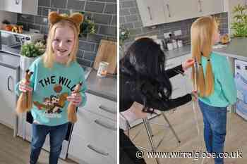 Poppy Jones cuts hair for Team 1C and The Little Princess Trust