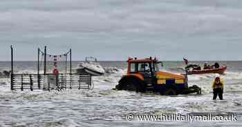 Family's nightmare as boat engine 'blows up' off coast of Hornsea - casting them adrift