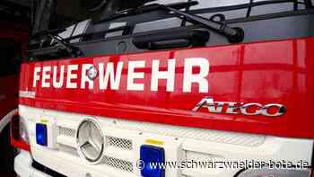 Zeugen gesucht: Polizei schließt Brandstiftung in Bad Wildbad nicht aus