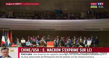 "Où est la démocratie française?": Emmanuel Macron interrompu par des manifestants durant son discours à La Haye