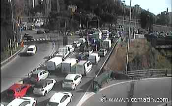 La pénétrante du Paillon rouverte après un accident, mais le contournement de Nice saturé sur l'A8