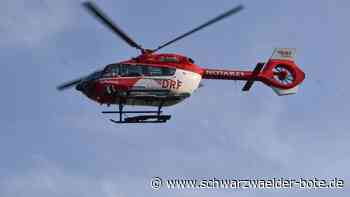 Rettungshubschrauber im Einsatz: Mehrere Verletzte bei Unfall nahe Calw