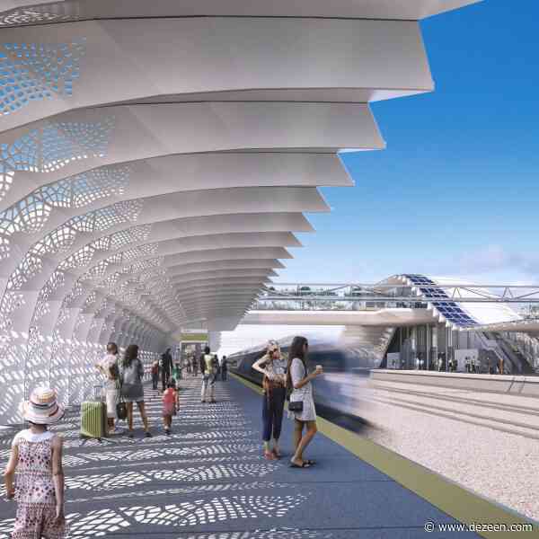 Foster + Partners and Arup design stations for "America's first high-speed rail segment"