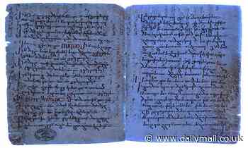 Hidden Bible chapter written 1,500 years ago by using UV light 