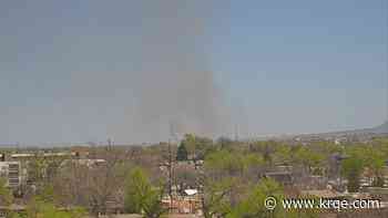 Crews respond to fire north of downtown Albuquerque