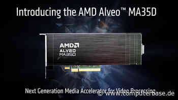 AMD Alveo MA35D: Beschleuniger mit ASIC für AV1, H.265, H.264 und VP9