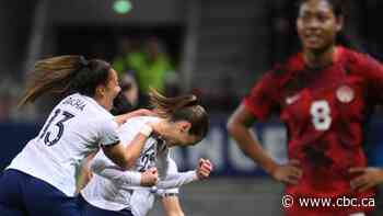 Canadian women's soccer team loses 2-1 to France in World Cup tune-up game