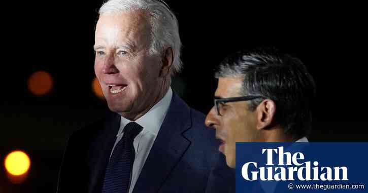 Joe Biden lands in Belfast ahead of four-day visit to island of Ireland