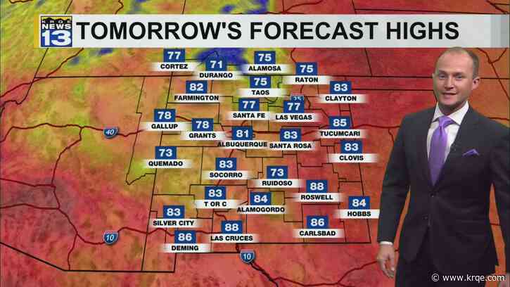 Warm weather continues into Wednesday