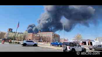 Over 2,000 Indiana residents ordered to evacuate after fire ignites at recycling plant