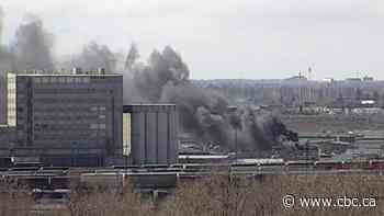 Industrial fire leads to clouds of black smoke seen throughout Calgary