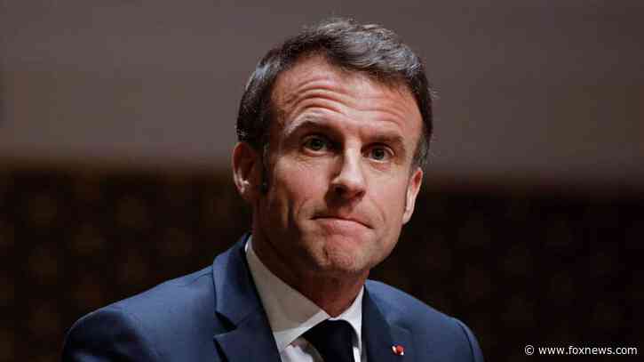 France's Macron met with angry protests during speech in Netherlands, day after sparking outrage on Taiwan