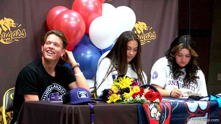 Cibola hosts signing day for trio of student athletes