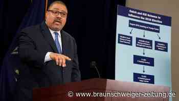 US-Staatsanwalt klagt Republikaner wegen Einmischung an
