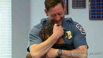 WATCH:  Officer reunites with boy he saved from drowning in 2011