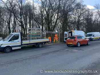 Clayton Le Moors: Damaged bus stop replaced after six month wait
