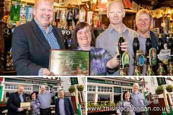 The Red Lion pub Bromley owners celebrate 30th anniversary