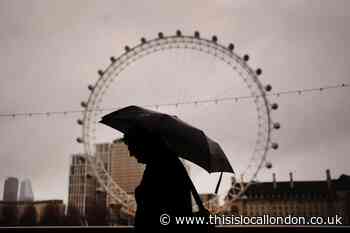 Yellow weather warning: 41mph gusts set to hit east London