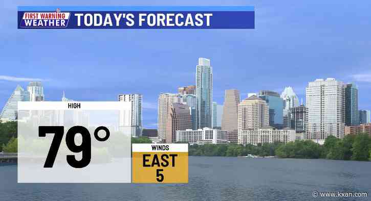 Warming spring temperatures ahead of weekend cold front