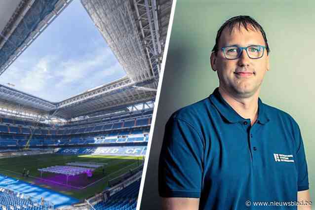 Dankzij Hans blijft het voetbalveld van Real Madrid in topconditie, zélfs ondergronds: “Enorm trots”