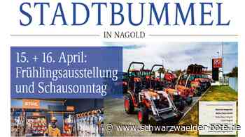 Anzeige: 15.+16. April: Frühlingsausstellung und Schausonntag