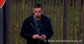 Suspected drink driver had to have his shoes put on by police after skidding into parked car