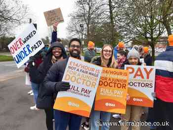 Wirral junior doctors on picket again as strike continues