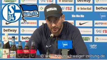 Hertha BSC: "Vorfreude" aufs Kellerduell auf Schalke