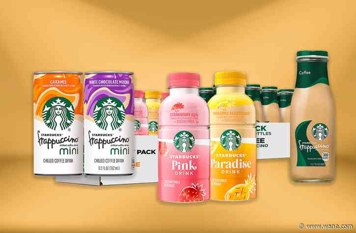 You can now stock your fridge with The Pink Drink and other Starbucks favorites